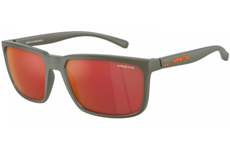 Gafas de Sol - Arnette - AN4251 STRIPE - 28546R  MATTE MILITARY GREEN // DARK GREY MULTILAYER ORANGE