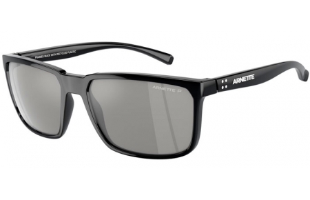 Gafas de Sol - Arnette - AN4251 STRIPE - 2900Z3  RECYCLED BLACK // GREY MIRROR SILVER POLARIZED