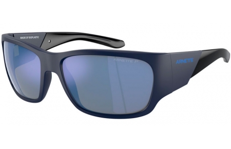 Sunglasses - Arnette - AN4324 LIL' SNAP  - 276222  MATTE BLUE // DARK GREY MIRROR WATER POLARIZED