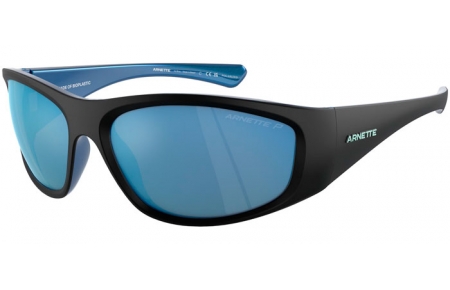 Gafas de Sol - Arnette - AN4331 LLUM - 292322  MATTE BLACK SHINY ALUMINA BLUE // DARK GREY MIRROR WATER POLARIZED