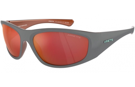 Gafas de Sol - Arnette - AN4331 LLUM - 29256Q  MATTE GREY ALUMINA BRONZE // GREY MIRROR ORANGE YELLOW