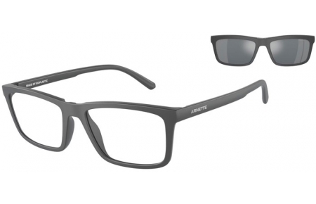 Gafas de Sol - Arnette - AN4333 HYPNO 2.0 - 28411W  MATTE DARK GREY // CLEAR + CLIP SOLAR