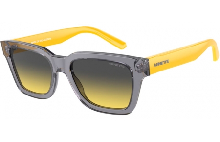 Gafas de Sol - Arnette - AN4334 COLD HEART 2.0 - 12432Q  TRANSPARENT GREY // DARK GREY GRADIENT YELLOW