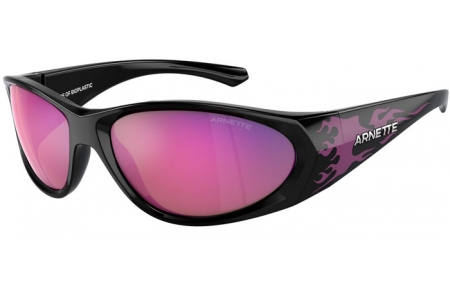 Gafas de Sol - Arnette - AN4342 ILUM 2.0 - 29484X  BLACK FLAMES VIOLET // GREY MIRROR VIOLET