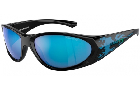 Gafas de Sol - Arnette - AN4342 ILUM 2.0 - 295925  BLACK FLAMES BLUE // LIGHT GREEN MIRROR BLUE