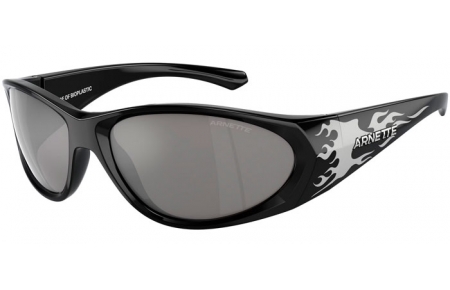 Gafas de Sol - Arnette - AN4342 ILUM 2.0 - 29606G  BLACK FLAMES SILVER // GREY MIRROR SILVER 80