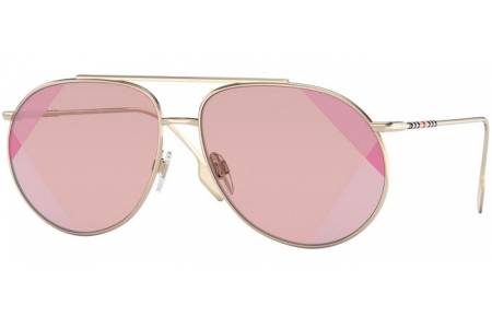 Gafas de Sol - Burberry - BE3138 ALICE - 110984  LIGHT GOLD // ROSE UV PRINTING