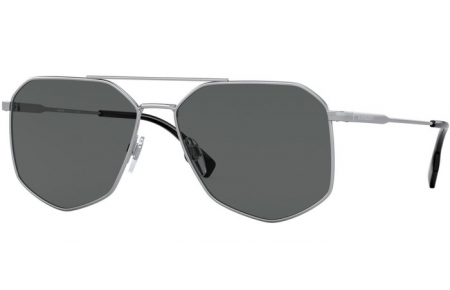 Lunettes de soleil - Burberry - BE3139 OZWALD - 100587  SILVER // DARK GREY