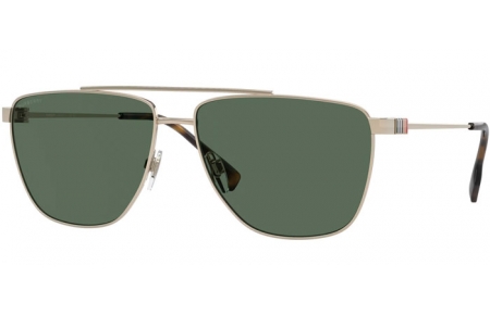 Lunettes de soleil - Burberry - BE3141 BLAINE - 110971  LIGHT GOLD // DARK GREEN