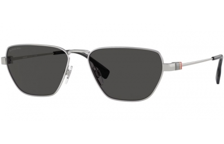 Gafas de Sol - Burberry - BE3146 - 100587  SILVER // DARK GREY