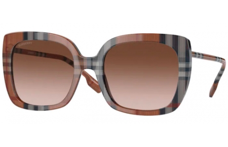 Gafas de Sol - Burberry - BE4323 CAROLL - 400513 CHECK BROWN // BROWN GRADIENT