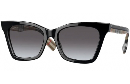 Gafas de Sol - Burberry - BE4346 ELSA - 39428G BLACK // LIGHT GREY GRADIENT DARK BLUE