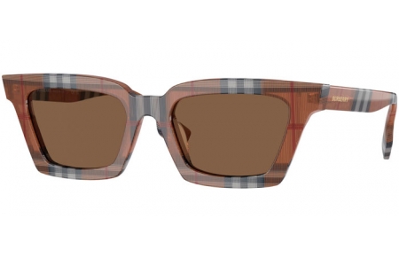 Gafas de Sol - Burberry - BE4392U BRIAR - 396673  BROWN CHECK // DARK BROWN