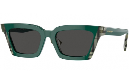 Gafas de Sol - Burberry - BE4392U BRIAR - 405687  GREEN CHECK GREEN // DARK GREY