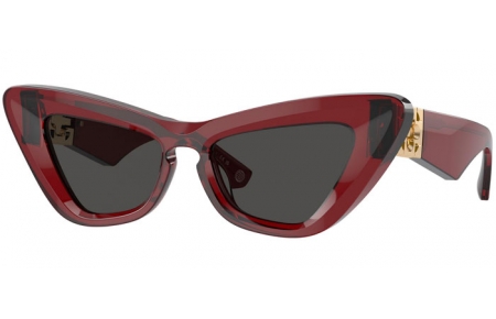 Sunglasses - Burberry - BE4421U - 412887  BURGUNDY // DARK GREY