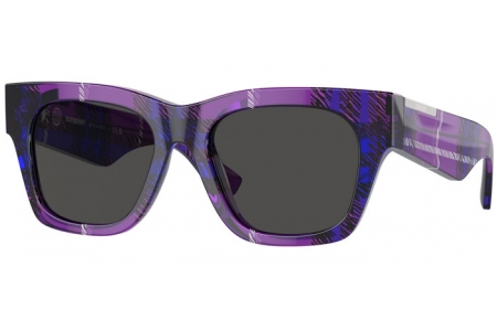 Gafas de Sol - Burberry - BE4424 - 411387  VIOLET CHECKERED // DARK GREY