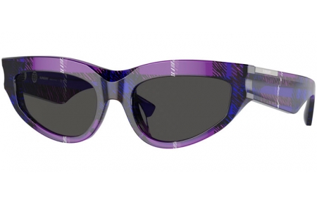 Gafas de Sol - Burberry - BE4425U - 411387  VIOLET CHECKERED // DARK GREY