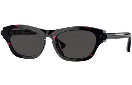 Sunglasses - Burberry - BE4430U - 412687  HAVANA FUCHSIA // DARK GREY