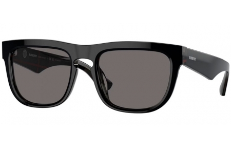 Gafas de Sol - Burberry - BE4431U - 412181  BLACK ON VINTAGE CHECKS // DARK GREY POLARIZED