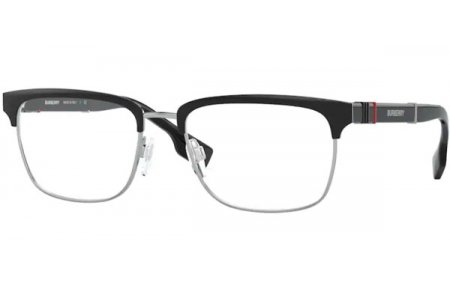 Lunettes de vue - Burberry - BE1348 ALBA - 1306 SILVER MATTE BLACK