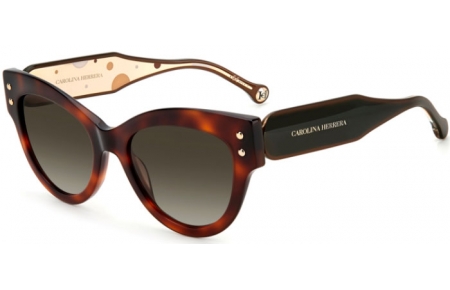 Gafas de Sol - Carolina Herrera - CH 0009/S - 05L (HA) HAVANA // BROWN GRADIENT