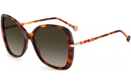 Lunettes de soleil - Carolina Herrera - CH 0025/S - 05L (HA) HAVANA // BROWN GRADIENT