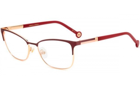 Monturas - Carolina Herrera - HER 0164 - NOA GOLD BURGUNDY