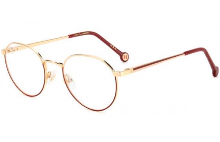 Monturas - Carolina Herrera - HER 0169 - NOA GOLD BURGUNDY