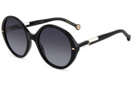 Gafas de Sol - Carolina Herrera - HER 0177/S - 80S (9O) BLACK WHITE // DARK GREY GRADIENT