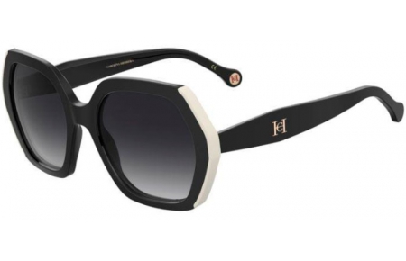 Gafas de Sol - Carolina Herrera - HER 0181/S - 80S (9O) BLACK WHITE // DARK GREY GRADIENT