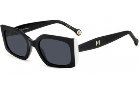 Gafas de Sol - Carolina Herrera - HER 0182/S - 80S (IR) BLACK WHITE // GREY