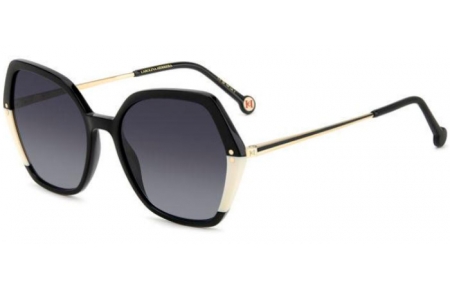 Gafas de Sol - Carolina Herrera - HER 0185/S - 80S (9O) BLACK WHITE // DARK GREY GRADIENT