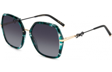 Gafas de Sol - Carolina Herrera - HER 0217/S - GC1 (9O) GREEN MARBLE GOLD // DARK GREY GRADIENT