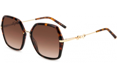 Gafas de Sol - Carolina Herrera - HER 0217/S - LVL (HA) BROWN HAVANA GOLD // BROWN GRADIENT