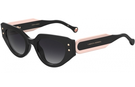 Sunglasses - Carolina Herrera - HER 0221/G/S - 3H2 (9O) BLACK PINK // DARK GREY GRADIENT
