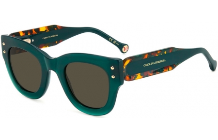 Gafas de Sol - Carolina Herrera - HER 0222/S - ACK (IR) GREEN HAVANA // GREY