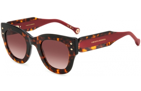 Gafas de Sol - Carolina Herrera - HER 0222/S - O63 (HA) HAVANA RED // BROWN GRADIENT