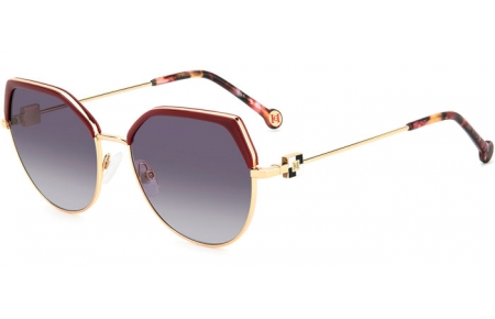 Gafas de Sol - Carolina Herrera - HER 0238/S - 6K3 (9O) BURGUNDY GOLD // DARK GREY GRADIENT