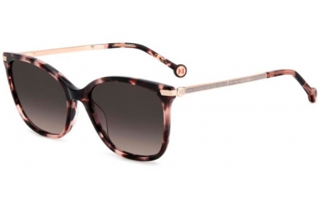 Lunettes de soleil - Carolina Herrera - HER 0261/G/S - HT8 (HA) PINK HAVANA // BROWN GRADIENT