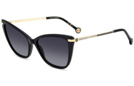 Gafas de Sol - Carolina Herrera - HER 0262/S - 807 (9O) BLACK // DARK GREY GRADIENT