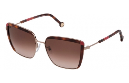 Gafas de Sol - Carolina Herrera - SHE148 - 08FE  SHINY CAMEL HAVANA // BROWN GRADIENT