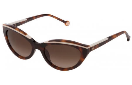 Gafas de Sol - Carolina Herrera - SHE833 - 01AY  SHINY DARK HAVANA // BROWN GRADIENT