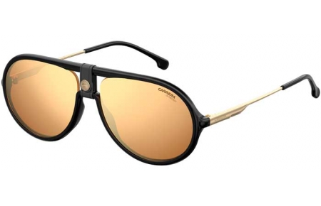 Gafas de Sol - Carrera - CARRERA 1020/S - 807 (K1) BLACK // GOLD MIRROR