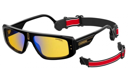 Gafas de Sol - Carrera - CARRERA 1022/S - OIT (HW) BLACK RED GOLD // YELLOW