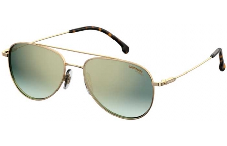 Lunettes de soleil - Carrera - CARRERA 187/S - 06J (EZ) GOLD HAVANA // GREEN GRADIENT MIRROR