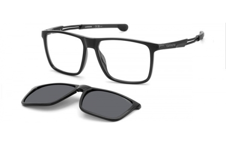 Lunettes de vue - Carrera - CA 4020/CS - 807 (M9) BLACK // CLEAR + CLIP ON GREY POLARIZED