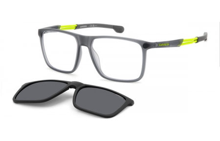 Frames - Carrera - CA 4020/CS - KB7 (M9) GREY // CLEAR + CLIP ON GREY POLARIZED