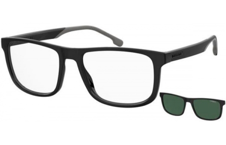 Monturas - Carrera - CA 8057/CS - 807 (UC) BLACK // CLEAR + CLIP ON GREEN POLARIZED