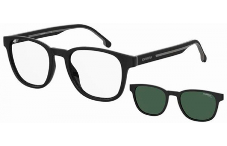 Monturas - Carrera - CA8062/CS - 08A (UC) BLACK GREY // CLEAR + CLIP ON GREEN POLARIZED