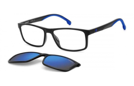 Monturas - Carrera - CA 8065/CS - D51 (5X) BLACK BLUE // CLEAR + CLIP ON GREY BLUE MIRROR POLARIZED